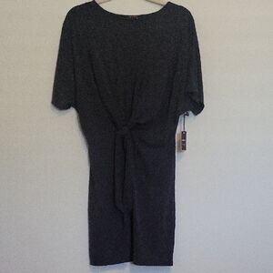 Forever 21 Black Tie-Back Dress